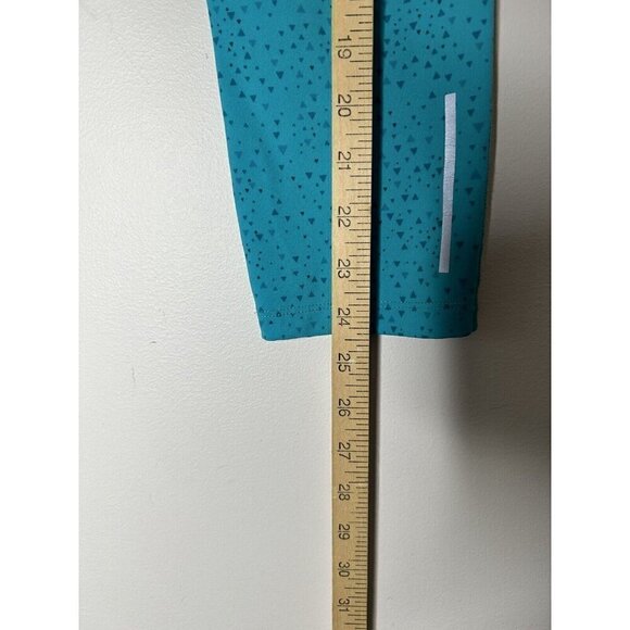 Nike Pro Dri Fit Workout Running Capri Cropped Leggings Pants Blue Size Small - Picture 6 of 10